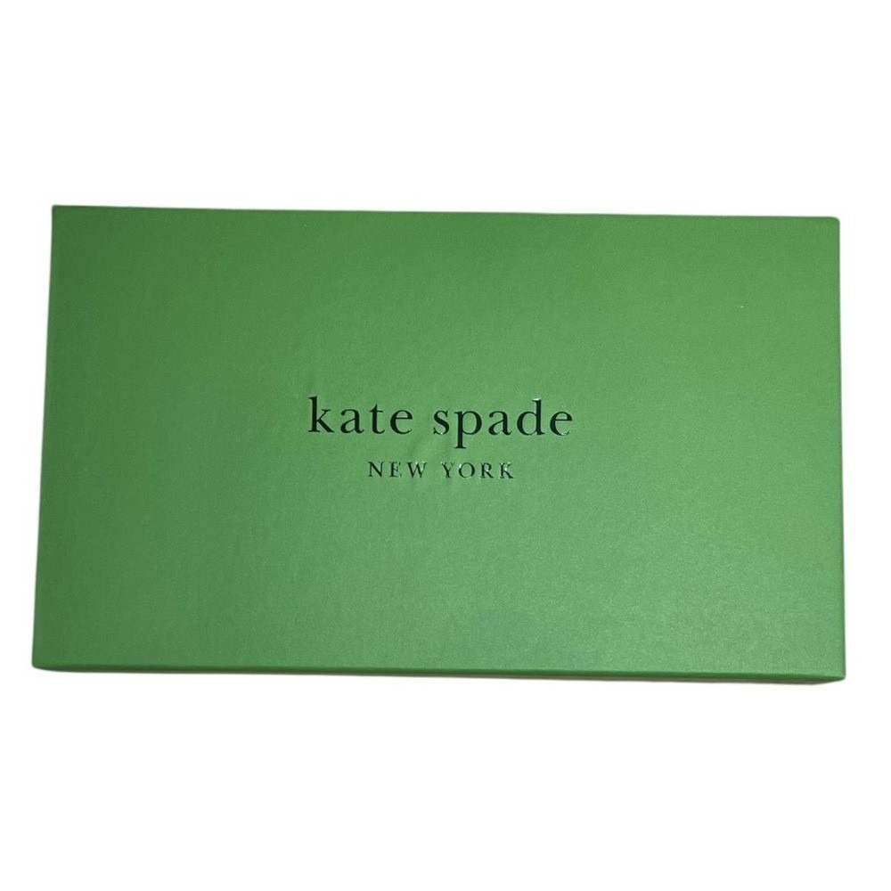 Kate Spade Green and Black Gift Box - EMPTY - 9 x 5 x 2